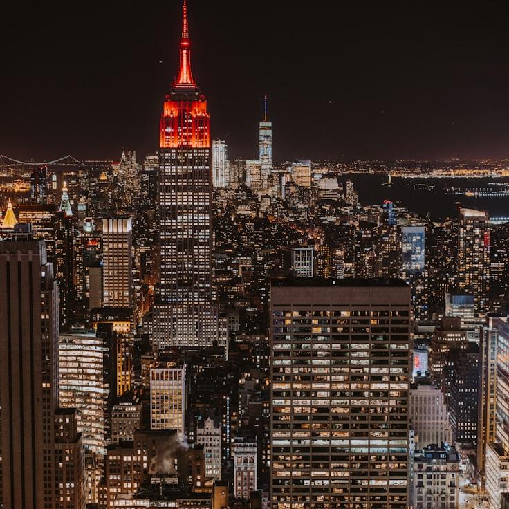 City skyline in Amsterdam, Netherlands